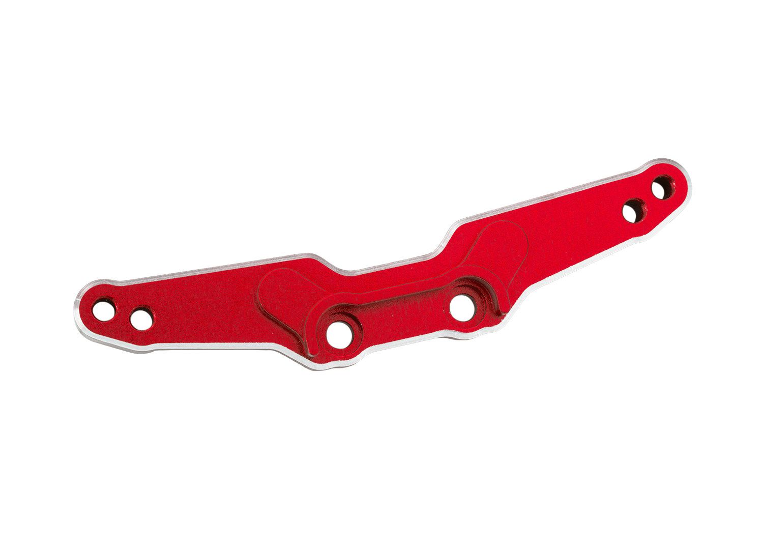 #10539-RED Traxxas  Red Aluminum Rear Shock Tower