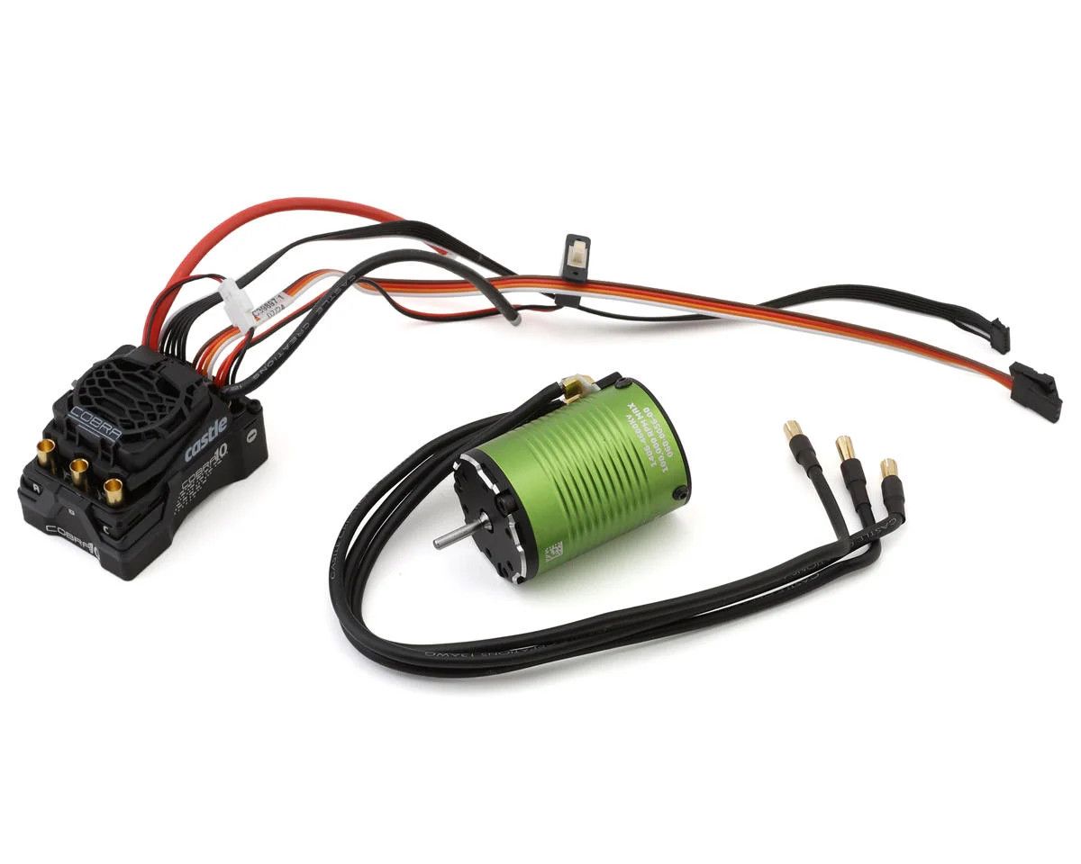 #010-0174-01  Castle Creations Cobra 10 6S 1/10 Brushless Combo w/1406 Sensored Motor (4600kV)