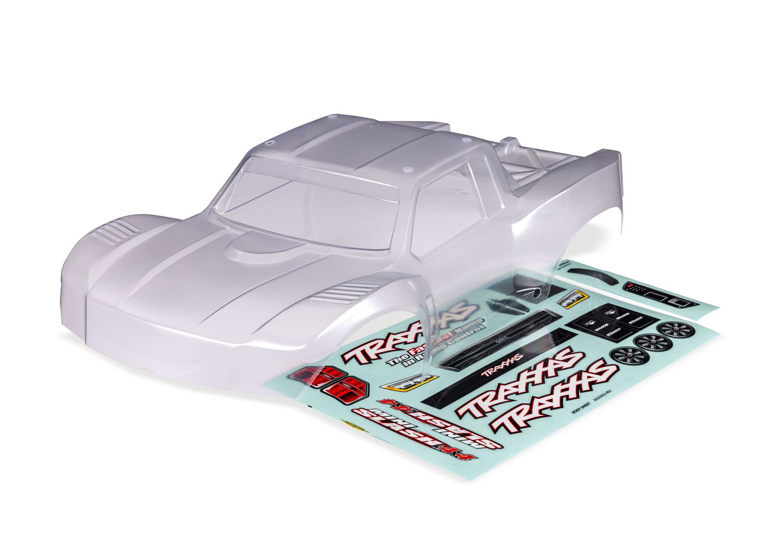 #10814 Traxxas  Mini Slash 4X4 Clear Body