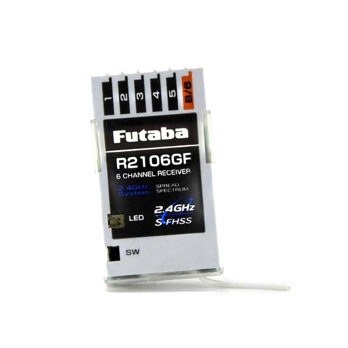 #01102201-1 Futaba  R2106GF 2.4GHz S-FHSS 6-Channel Micro Receiver