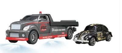 #HG4-186 (Dark Grey) 1:64 R/C Hauler &amp; Beetle combo - Grey