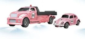 #HG4-186(Pink) 1:64 R/C Hauler &amp; Beetle combo - Pink