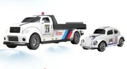 #HG4-186(white) 1:64 R/C Hauler &amp; Beetle combo - White