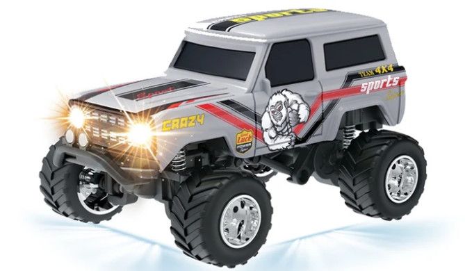 #HG4-242(Silver) 1:64 Smart R/C Bronco Offoad Vehicle - Silver