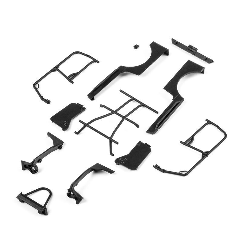 #AXI-4763 Axial Genright Fenders &amp; Cage, Doors, Bumpers: SCX30 CJ-7