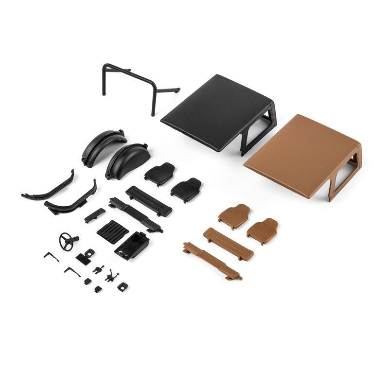 #AXI-4766 Axial Roof, Fender, Body Parts: SCX30 CJ-7