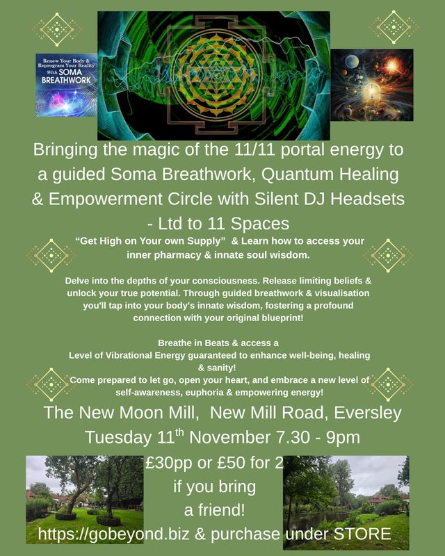 Portal Power Breathwork, Quantum Healing &amp; Empowerment on the 11/11 portal 💫✨️💫