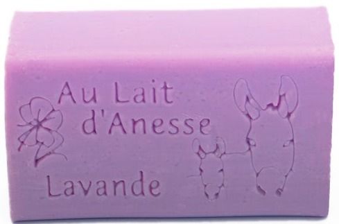 Savon au senteur de Provence la Lavande avec 8% de lait d'Ânesse biologique.