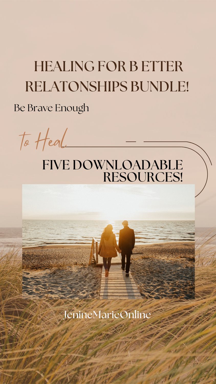 "Heal Yourself for Better Relationships" FIVE downloadable resources and a FREE Phone Session! Check out all of the pages you get! Great value!