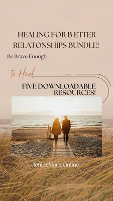 "Heal Yourself for Better Relationships" FIVE downloadable resources and a FREE Phone Session! Check out all of the pages you get! Great value!