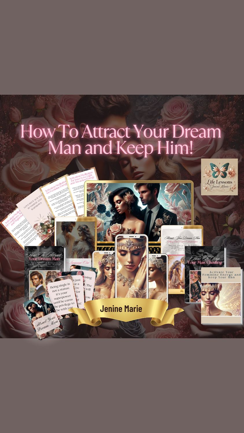 #1 Attract a New Relationship by Changing YOURSELF!  BEAUTIFUL Bundle PDF 10 Downloadable Items! PLUS FREE PHONE SESSION!