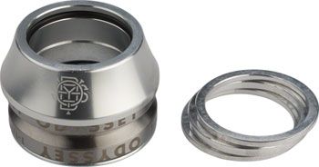 Odyssey Pro Conical Headset - Integrated, 1-1/8&quot;, 45 x 45, 12mm Stack - High Polished