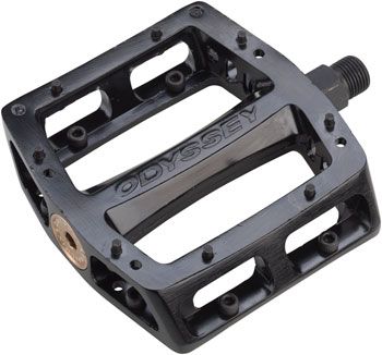 Odyssey Trailmix Pedals - Platform, Aluminum, 9/16&quot;, Black