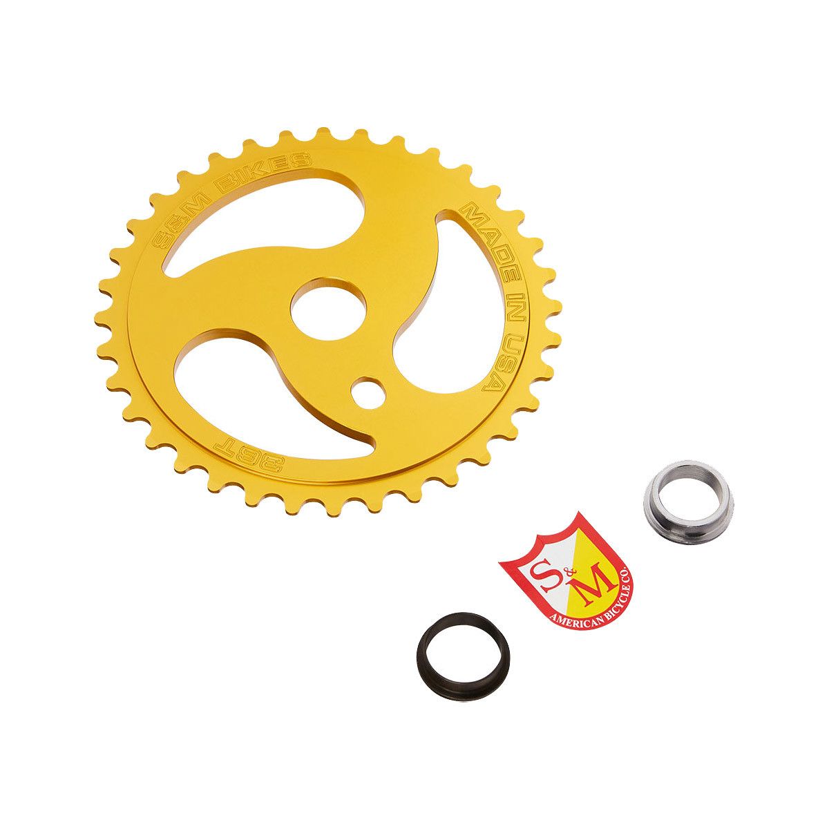 S&amp;M CHAIN SAW SPROCKET 39T GOLD