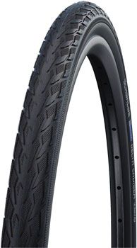 Schwalbe Delta Cruiser Plus Tire - 26 x 1-3/8, Clincher, Wire, Black/Reflective, Active Line, PunctureGuard, Green Compound, E-25
