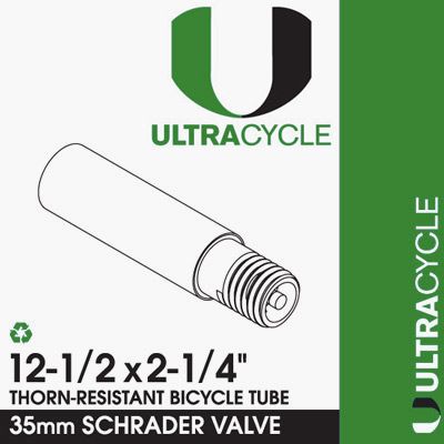 ULTRACYCLE,TRIPLE-THICK/PUNCTURE RESISTANT,UC 12-1/2 X 2-1/4 TUBE,SV,TR,20 per case
