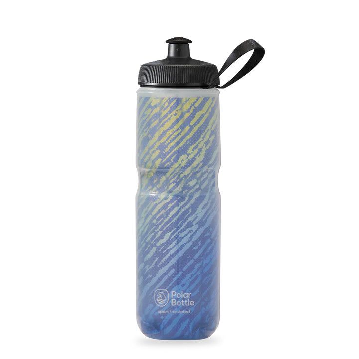 Polar Bottle Sport Insulated Bottle, Moonlight Blue/Gold, 24oz