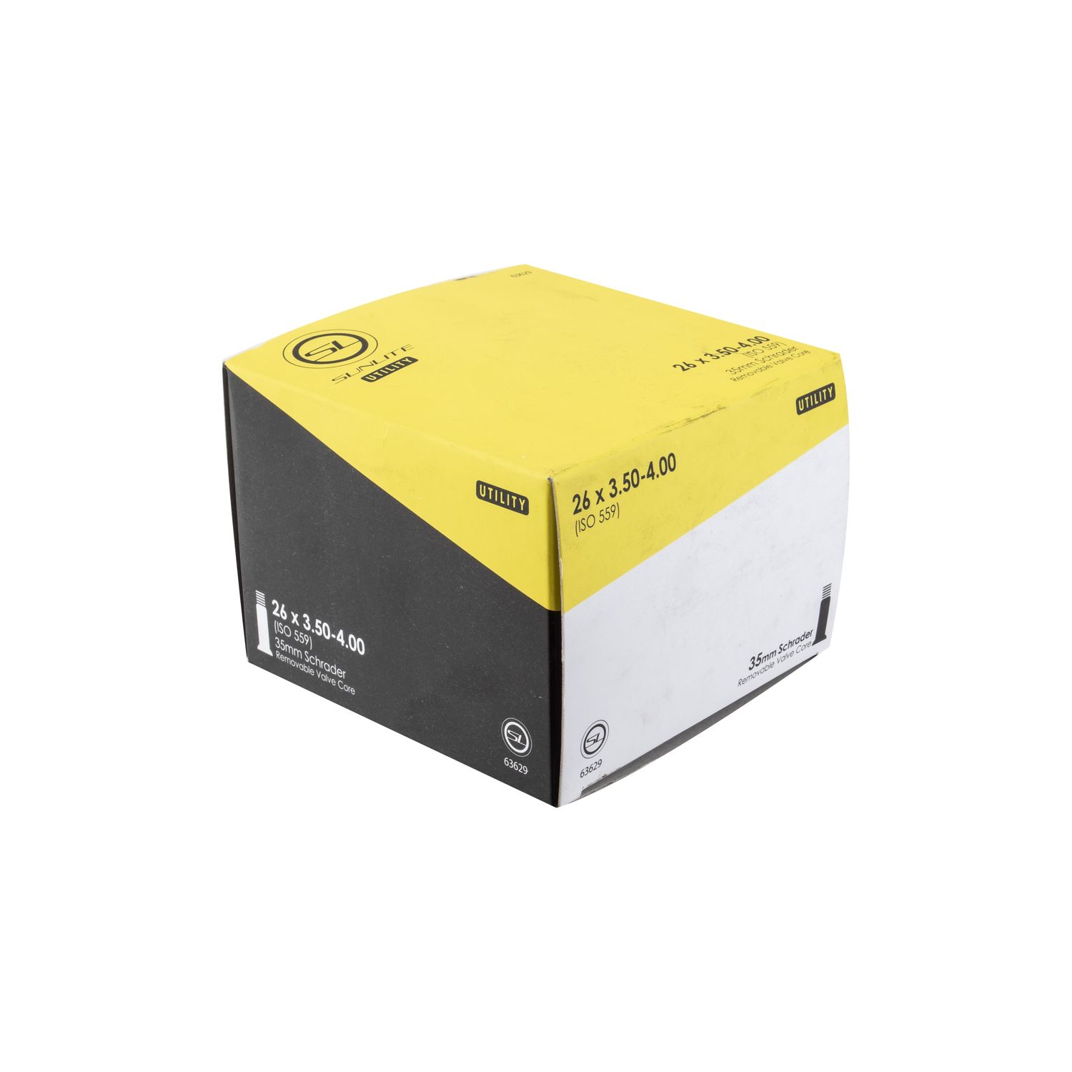 TUBE SUNLT UTILIT 26x2.6 SV35 FFW66mm