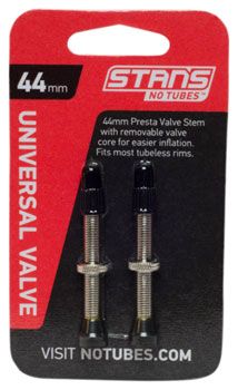 Stan&#39;s NoTubes Brass Valve Stems - 44mm, Pair