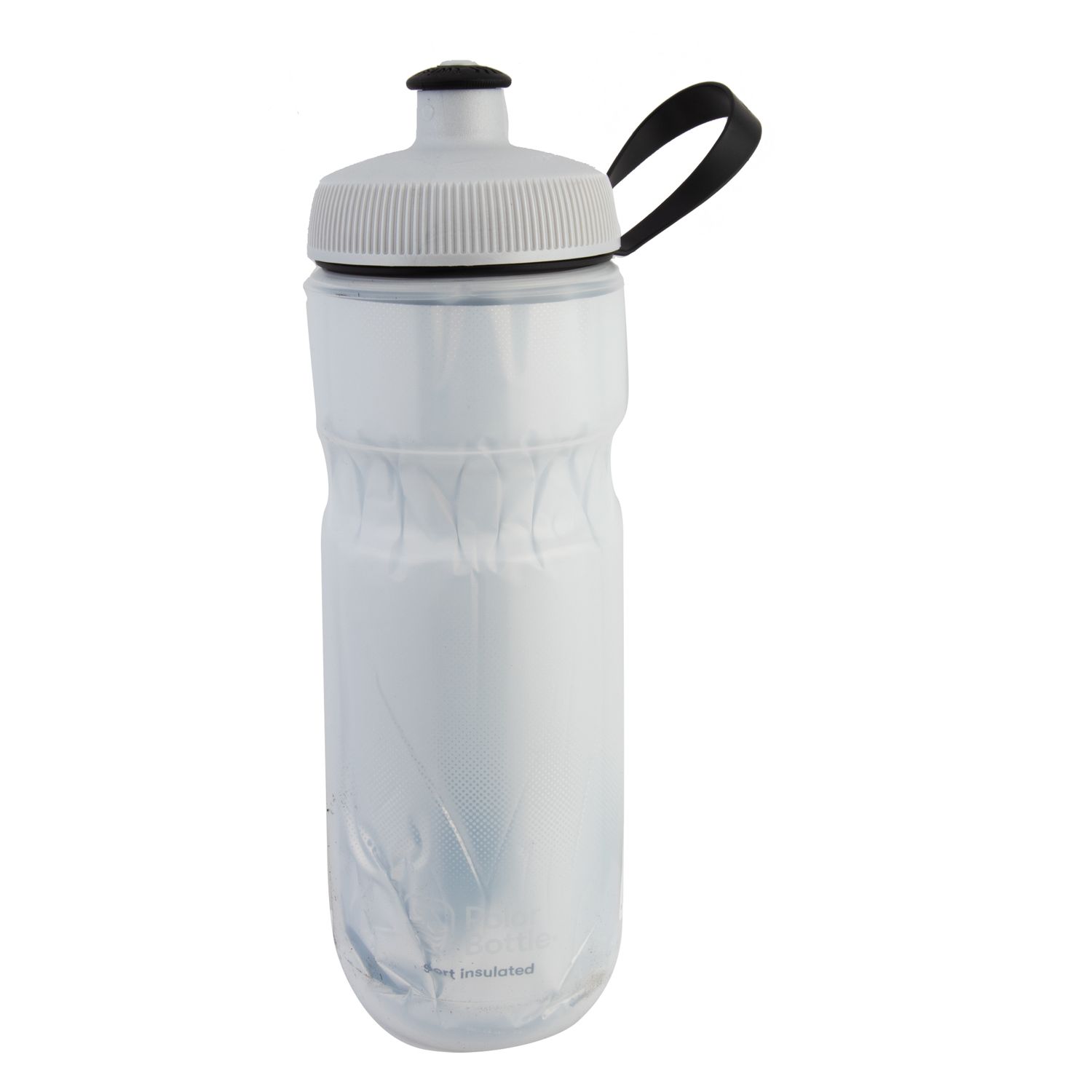 Polar Bottle Sport Insulated Water Bottle, 591ml / 20oz, White/Silver