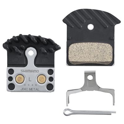SHIMANO,SHIMANO ICE-TECH PADS,SHIM DISC BRK PADS,J04C,METALLC,M9000/8000/RS785,W/FIN