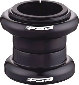 Full Speed Ahead TH-855 1-1/8&quot; Black Threadless Headset Black 5/32x20 Caged ball