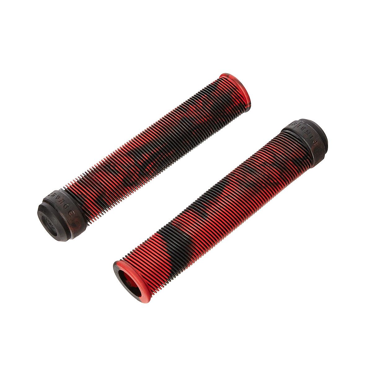 SAVAGE V.2 GRIPS NO FLANGE RED / BLACK SWIRL
