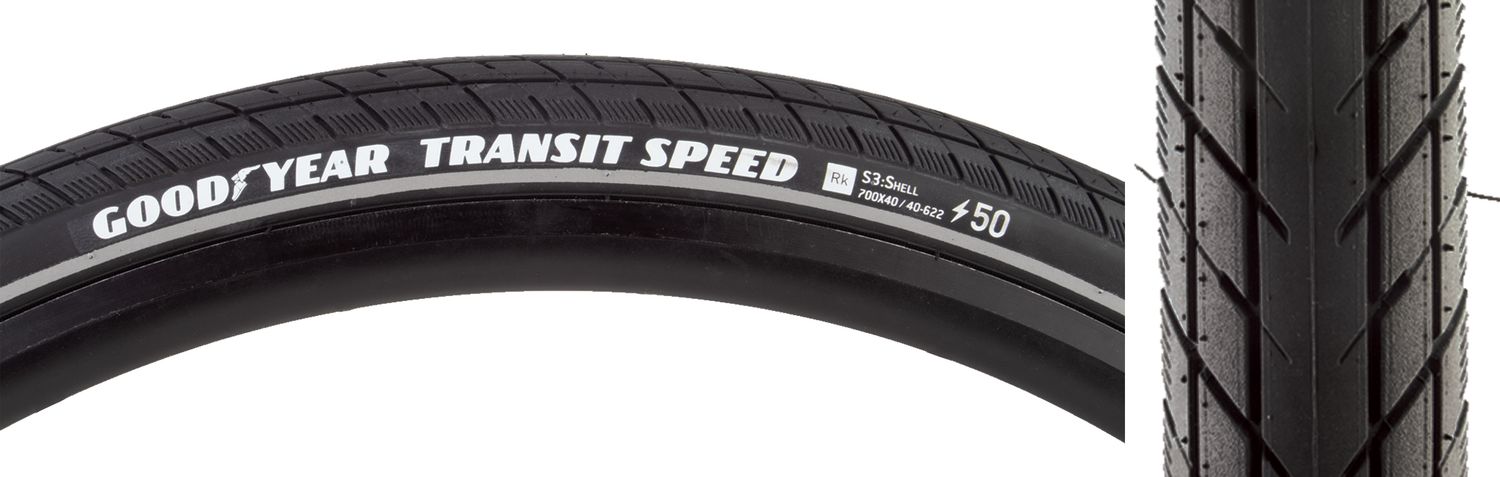 TIRE GOODYEAR TRANSIT SPEED S3 700x40 BK WIRE RFL/DYC/E50