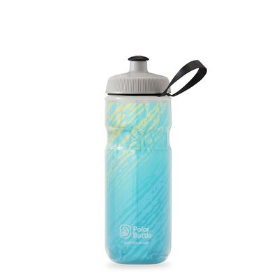 Polar Bottle Sport Insulated 20oz, Water Bottle, 591ml / 20oz, Blue/Yellow