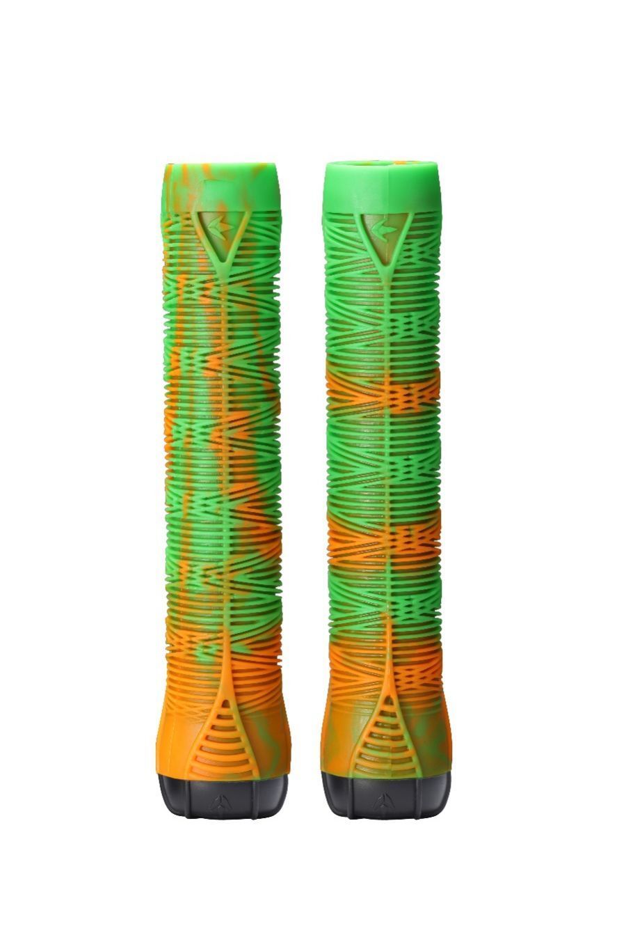 Envy Scooter Grips - Orange/Green