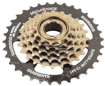 Shimano Multiple Freewheel 1434T 6S Brown / Black