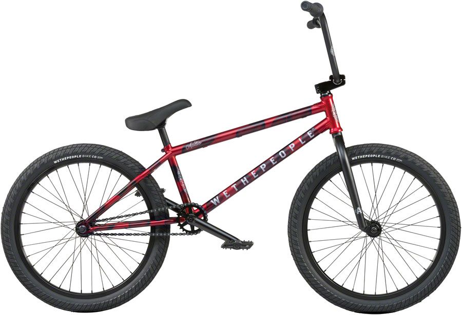 WTP Audio 22&quot; BMX Bike  21.9TT - Black Matt Aqua Red