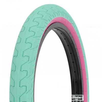 Rant Squad Tire 20x2.3 Teal / Pink Sidewall