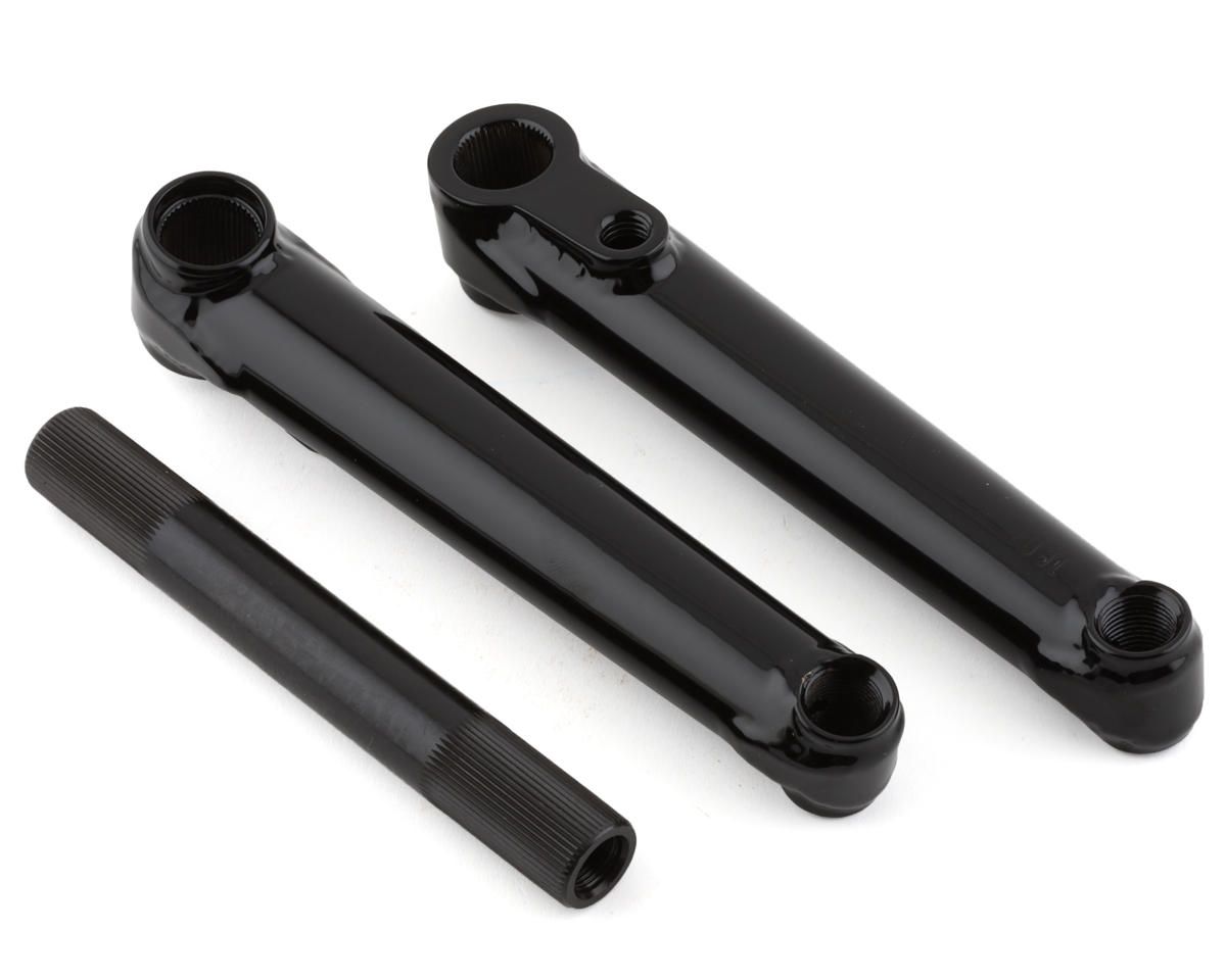 Cult Crew BMX Crankset - 175mm, 19mm Spindle, Black