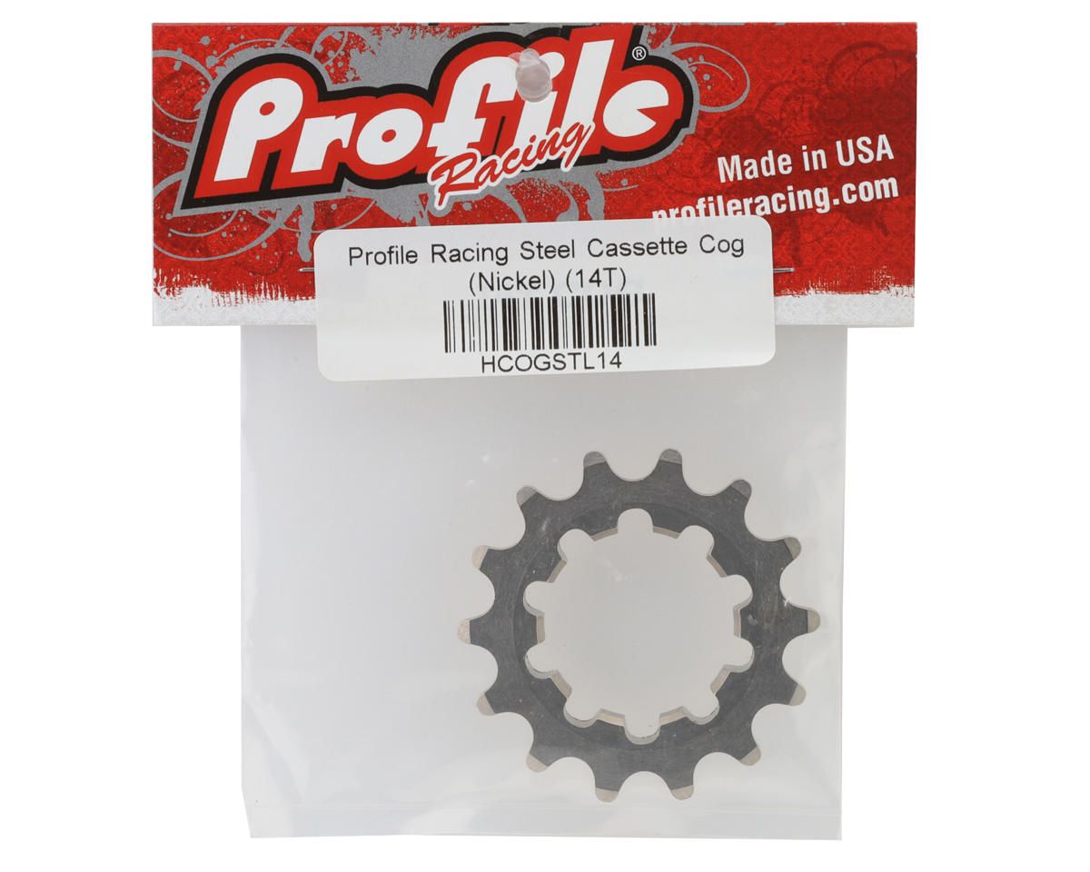 Profile Racing Steel Cassette Cog 14T - Nickel