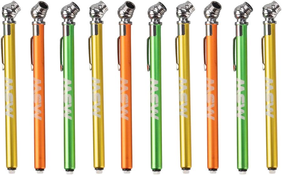 MSW INF-101 Schrader Head - Pencil Tire Pressure Gauge - Random Color