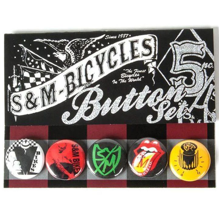 S&amp;M Button Badge 5 Pack