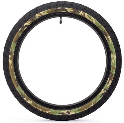 Eclat Fireball Black / Green Tire 20 x 2.4 -Camowall