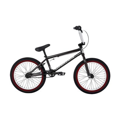 FIT BMX Bike Misfit 18 Black/Silver w/ Red Wall Tires