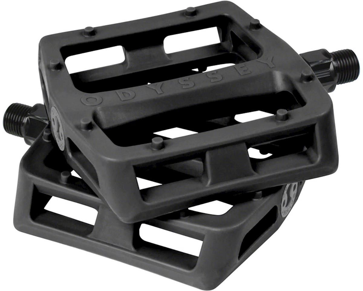 Odyssey Grandstand V2 PC Pedals - Platform, Composite/Plastic, 9/16&quot;, Black