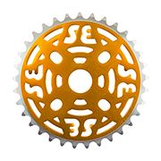 SE Bikes Chainring 1pc 33T 1/8 - Gold