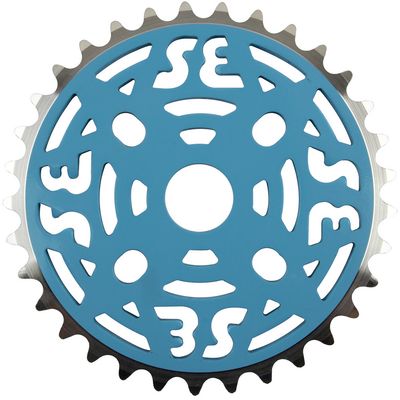 SE BIKES Chainring 1pc 33T 1/8 Anodized -Blue
