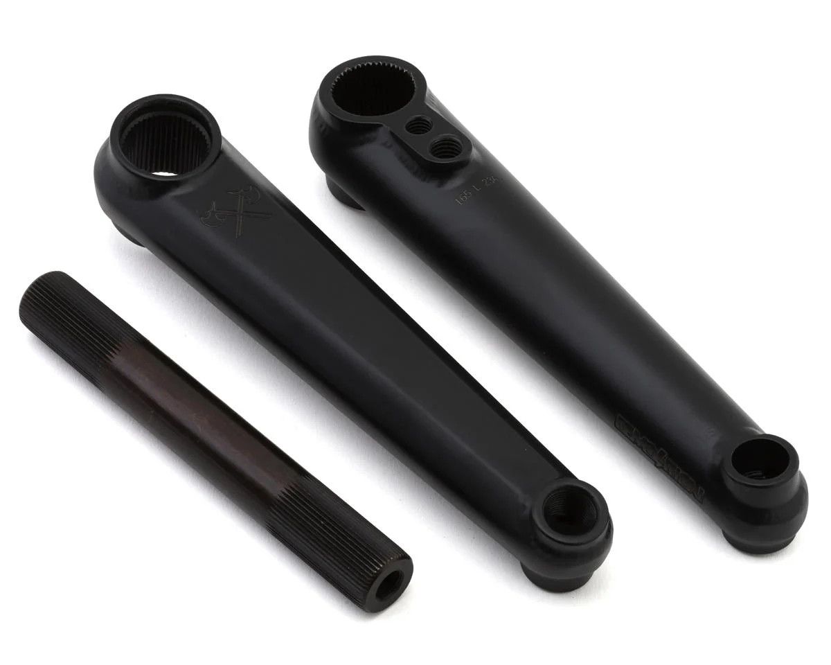 Demolition Revolt 24mm Cranks 165mm - Flat Black