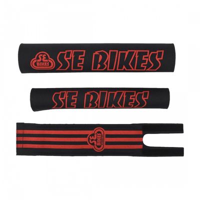 SE BIKES Pad Set Black / Red