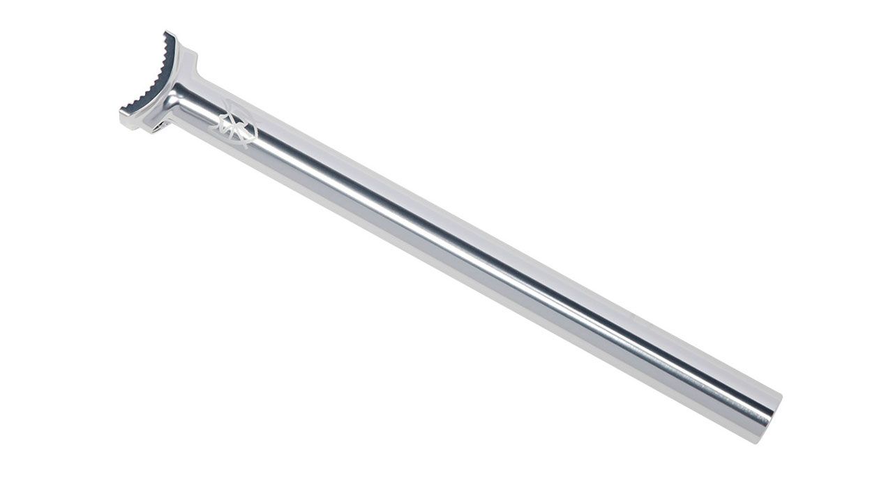 S&amp;M LONG JOHNSON 27.2MM PIVOTAL SEATPOST 320MM - SILVER