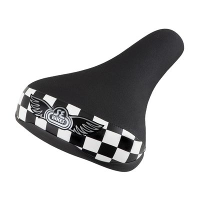 SE BIKES FLYER SADDLE CHECKERBOARD BLACK / WHITE