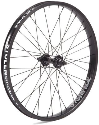 Stolen Rampage Front Wheel - 20&quot;, 3/8&quot; x 100mm, Rim Brake, Black, Clincher