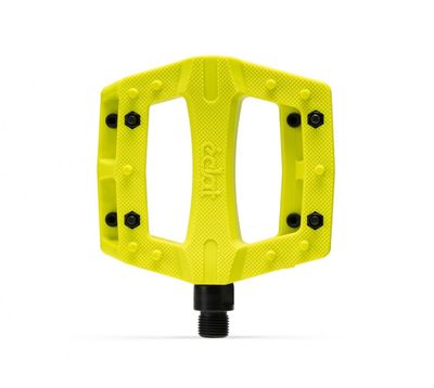 Eclat Contra Platform Pedals Body: Nylon 9/16&#39;&#39; - Yellow
