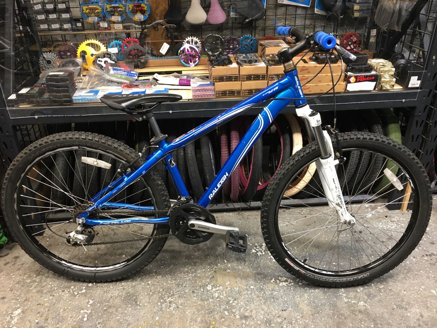 USED Raleigh Talus 3.0 MTB 14&quot; X-Small - Blue