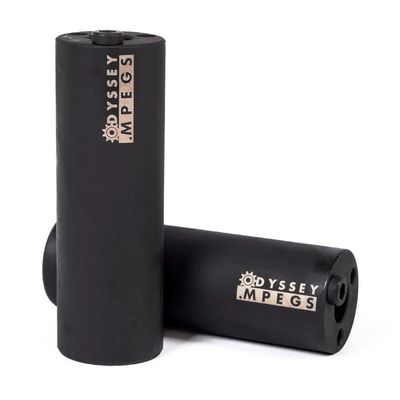 Odyssey MPEG 14mm Pegs with 3/8&quot; Adaptor Sold In Pairs - Black